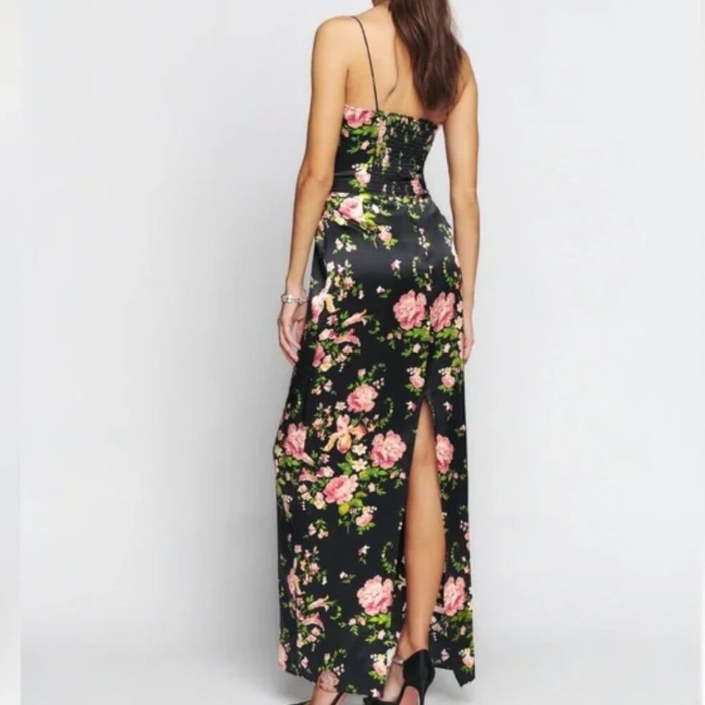 Reformation Frankie Silk Dress - Polina - Picture 4 of 9